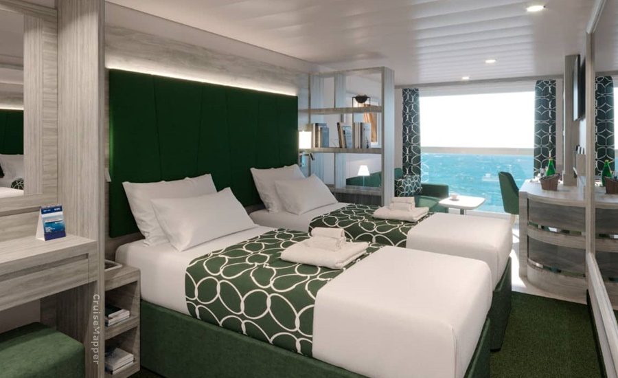 Каюта Infinite Ocean View с французским балконом на MSC World Europa